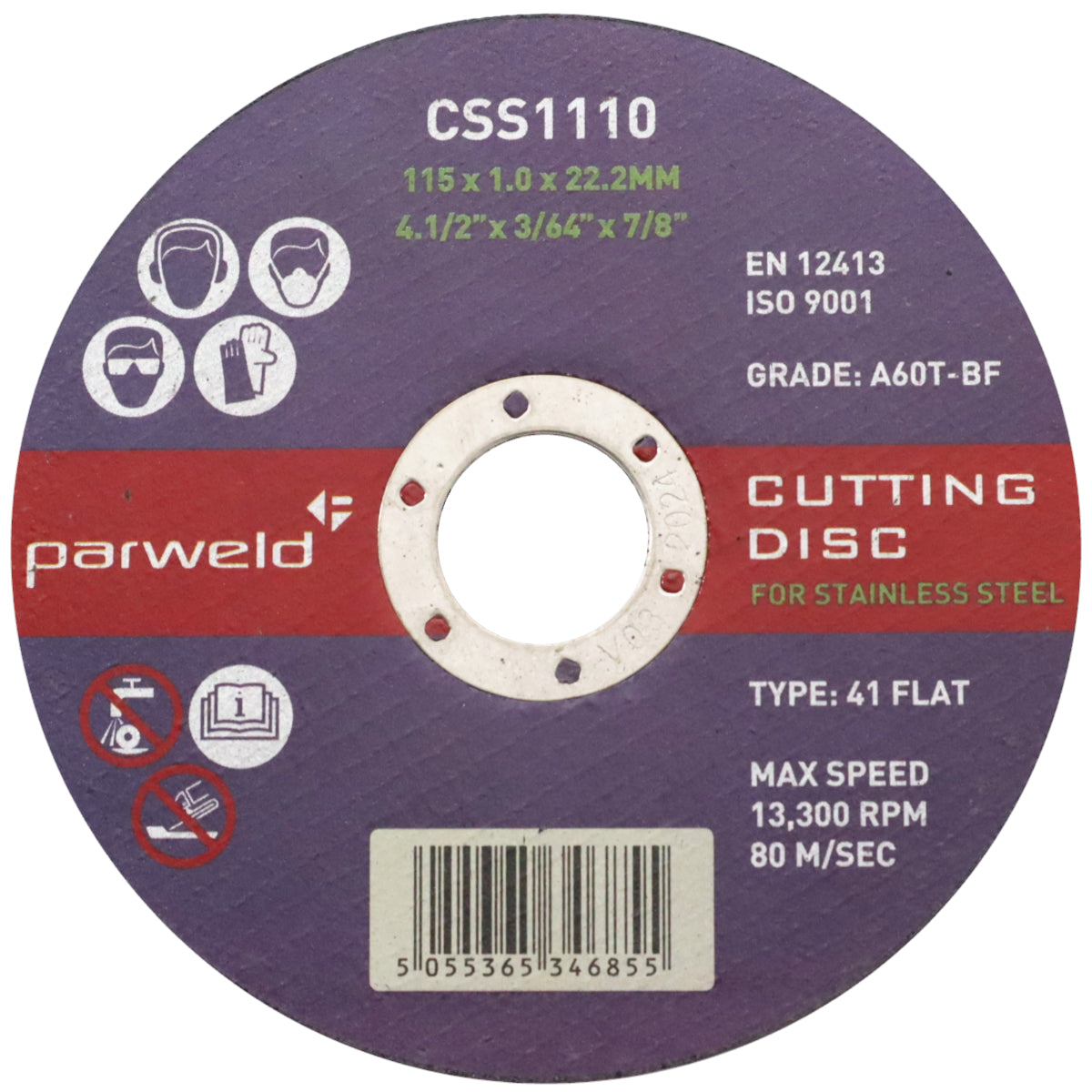 115 x 1mm Cutting Discs – Super Thin Stainless Steel Cutting Discs