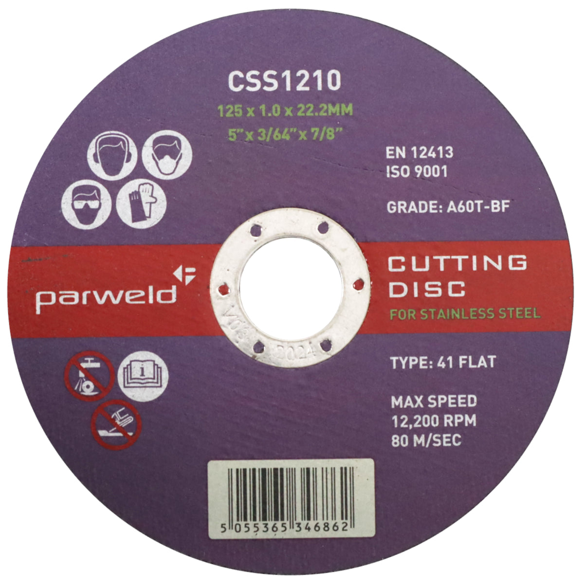 125 x 1mm Cutting Discs – Super Thin Stainless Steel Cutting Discs