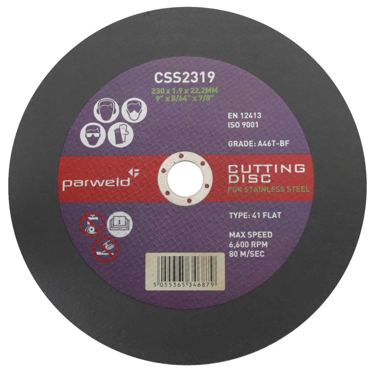 230 x 1.9mm Cutting Discs – Super Thin Stainless Steel Cutting Discs