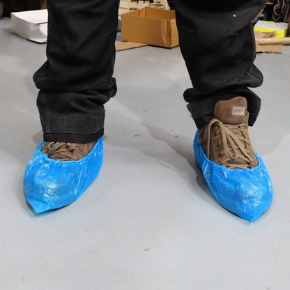 Disposable PE Overshoes - Pack of 100 D340