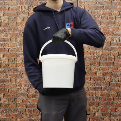3kg Bucket of White Deicing Salt with Gloves