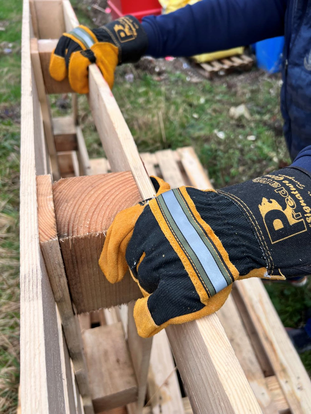 PRED1 Leather Rigger Work Gloves - Size 10 XL
