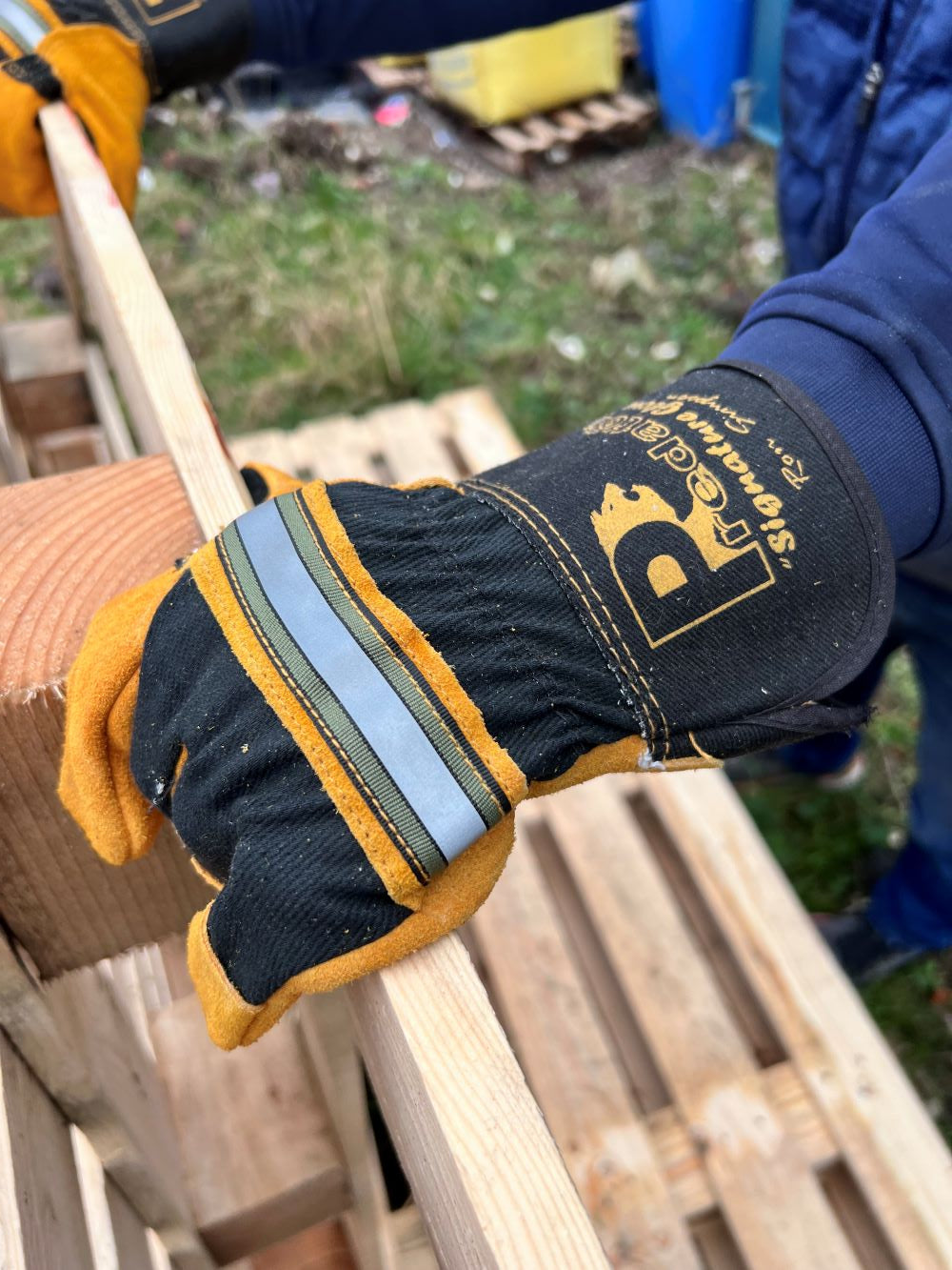 PRED1 Leather Rigger Work Gloves - Size 10 XL