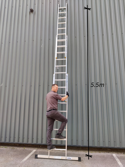 Aluminium Professional Extension Ladder - Triple Section