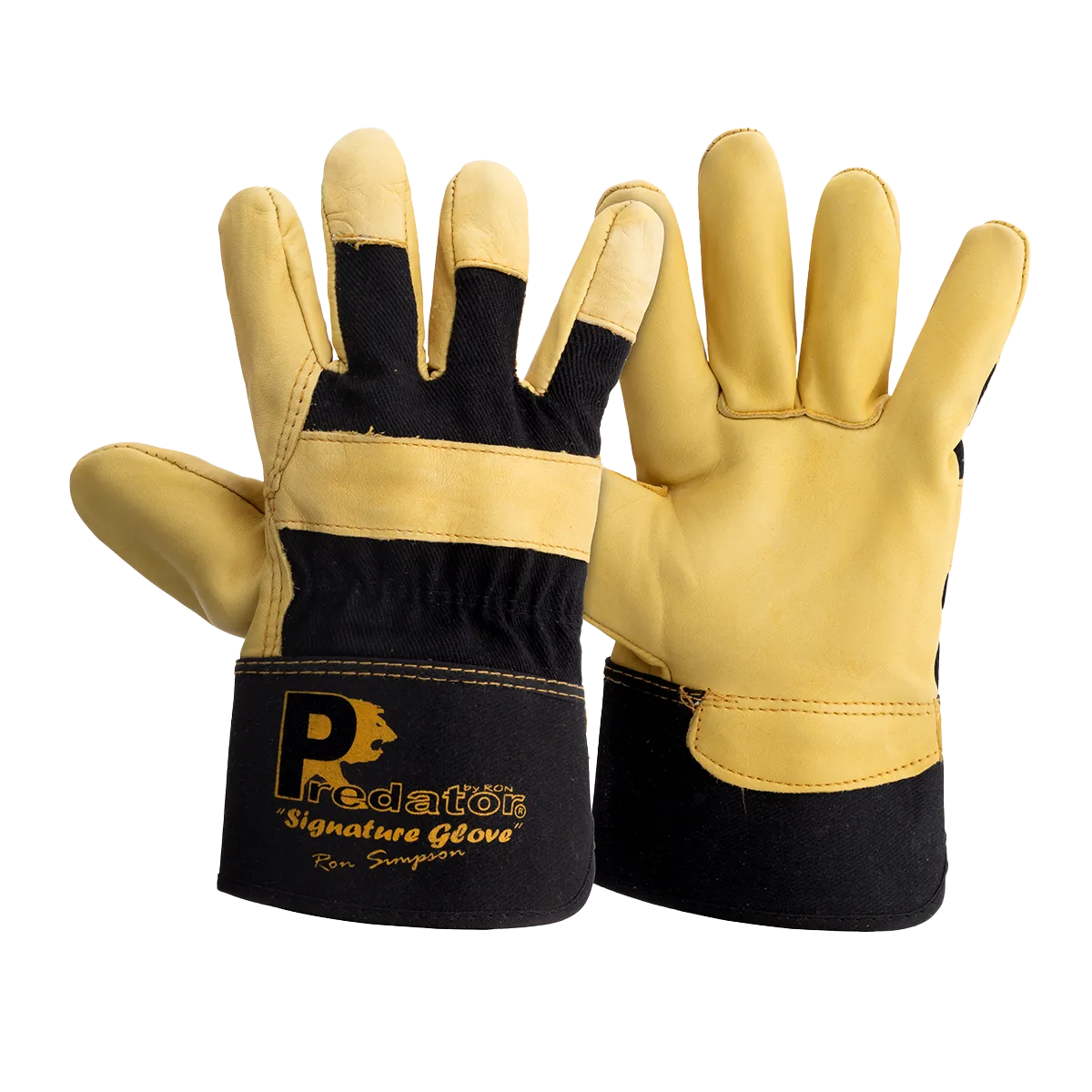 Pred Signature Hide Rigger Gloves - PRED2GOLD