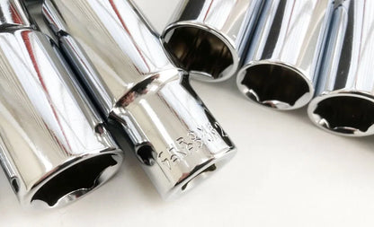 Toolzone Deep Socket Set 1/2" Drive Deep Socket Set Storage Rail SS010