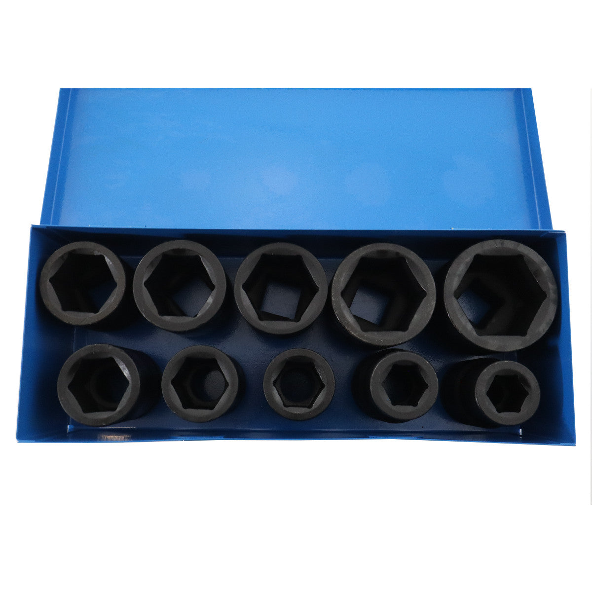 10pc 1" Drive Deep Impact Socket Set 22-50mm