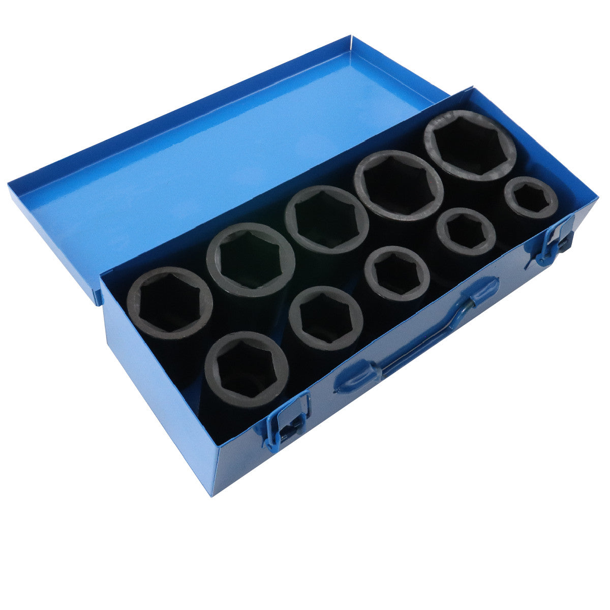 Toolzone 10-Piece 1" Drive Deep Impact Socket Set 22-50mm