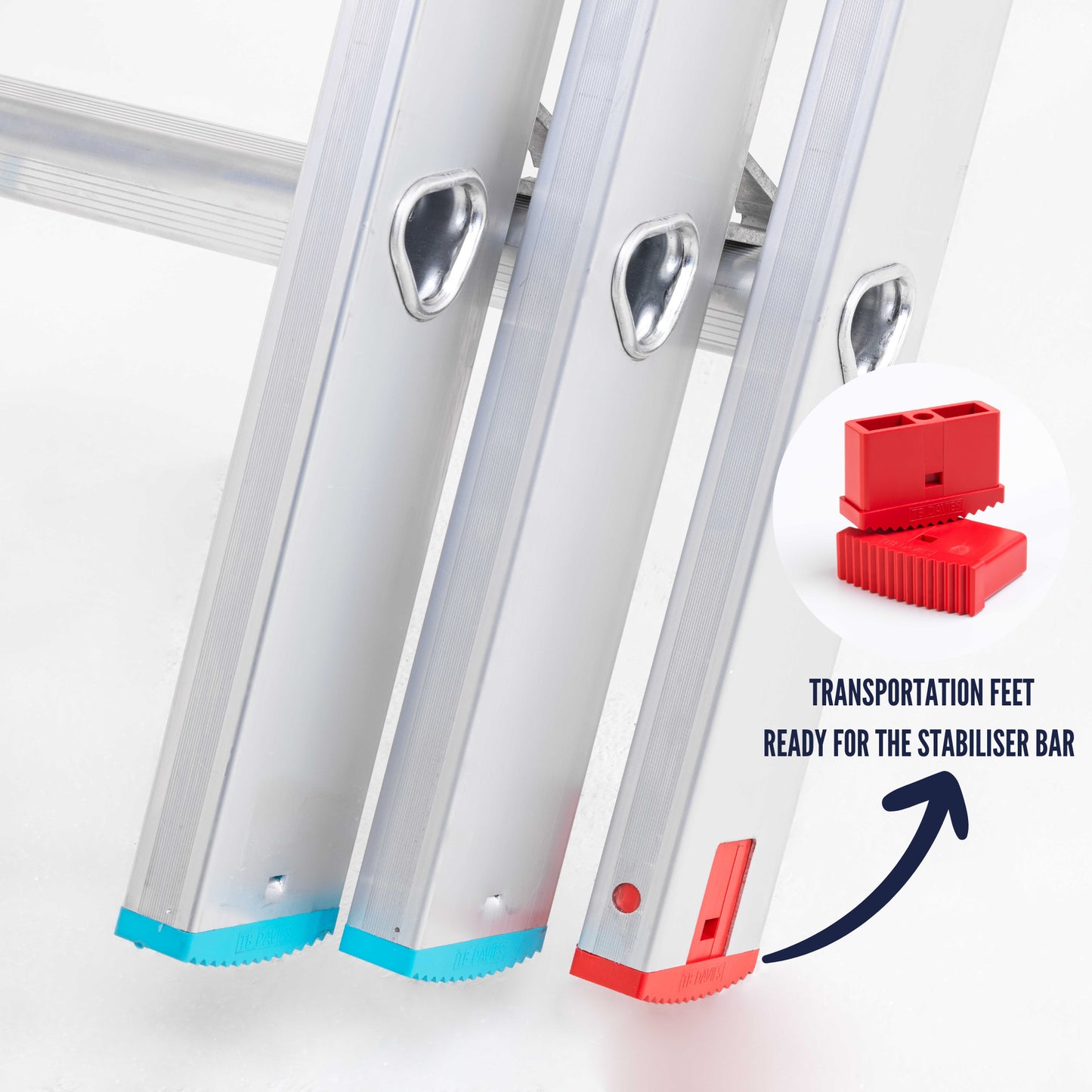 Aluminium Professional Extension Ladder - Double Section
