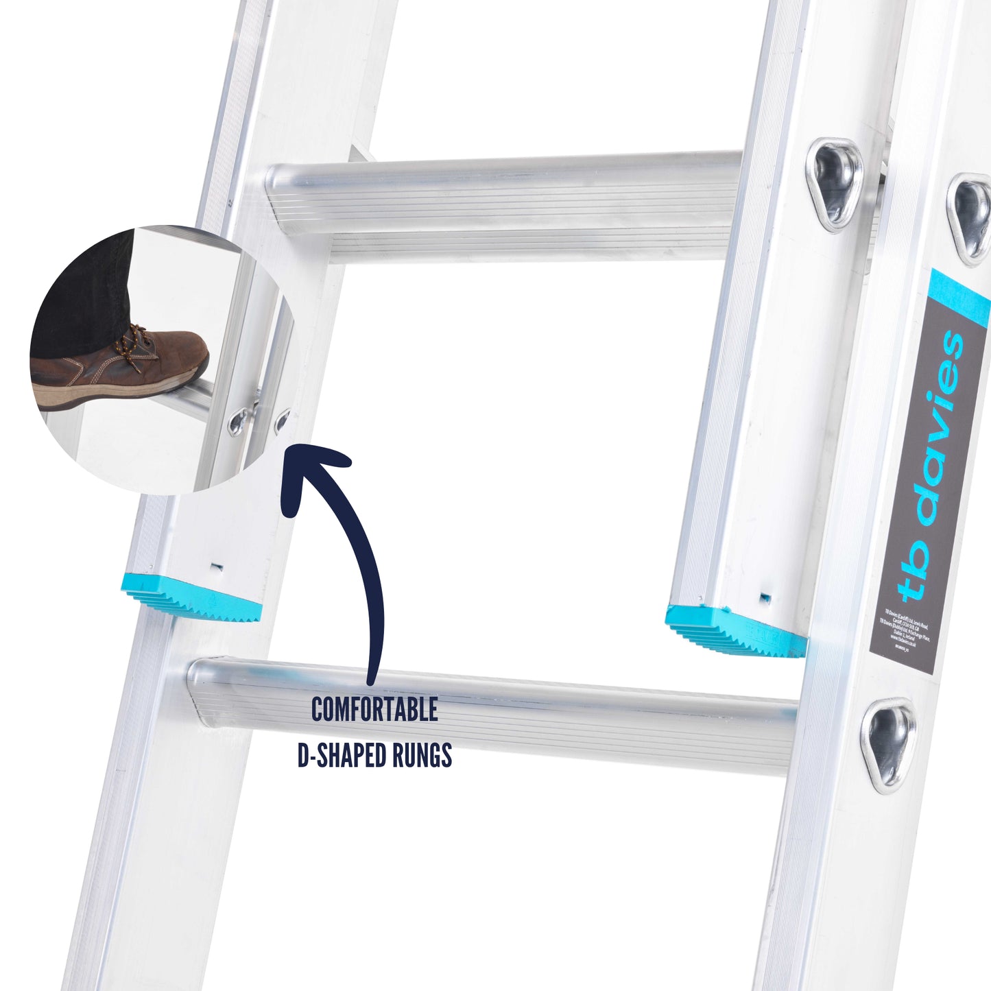 Aluminium Professional Extension Ladder - Double Section