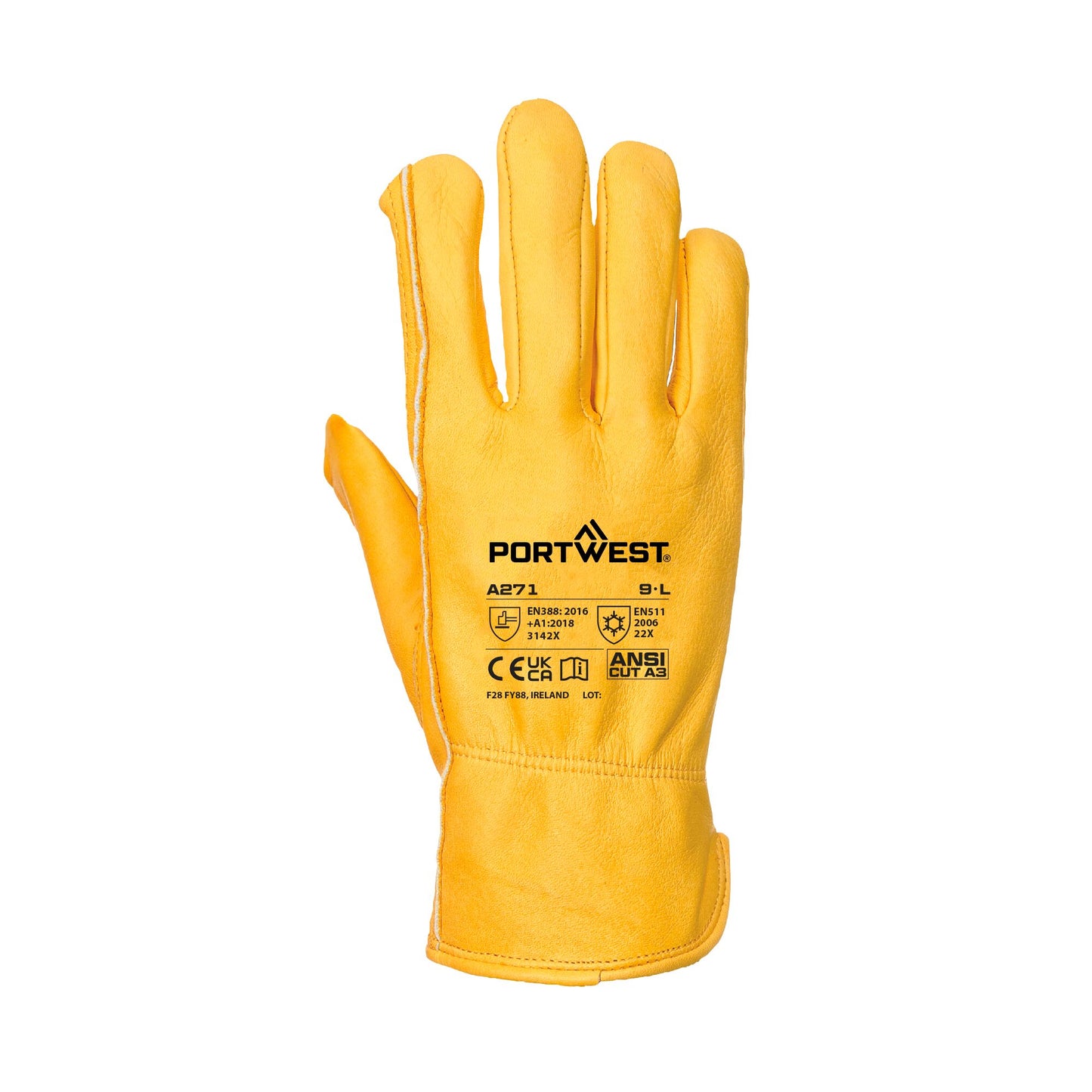 Insulated Driver Gloves - A271 Tan