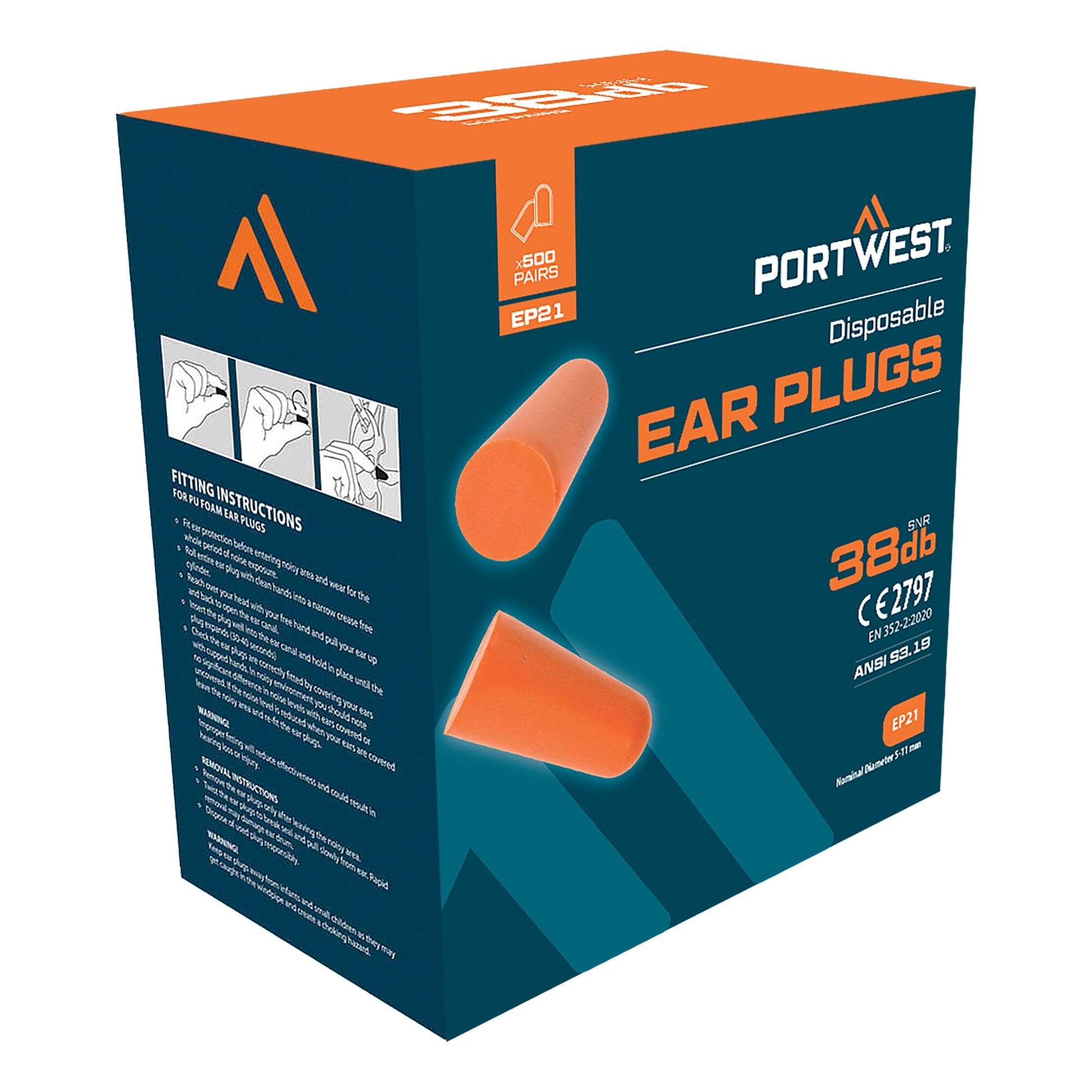 PU Foam Ear Plugs with Dispenser