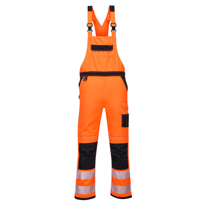 PW3 Hi-Vis Bib & Brace – Multi-Pocket Workwear Overalls