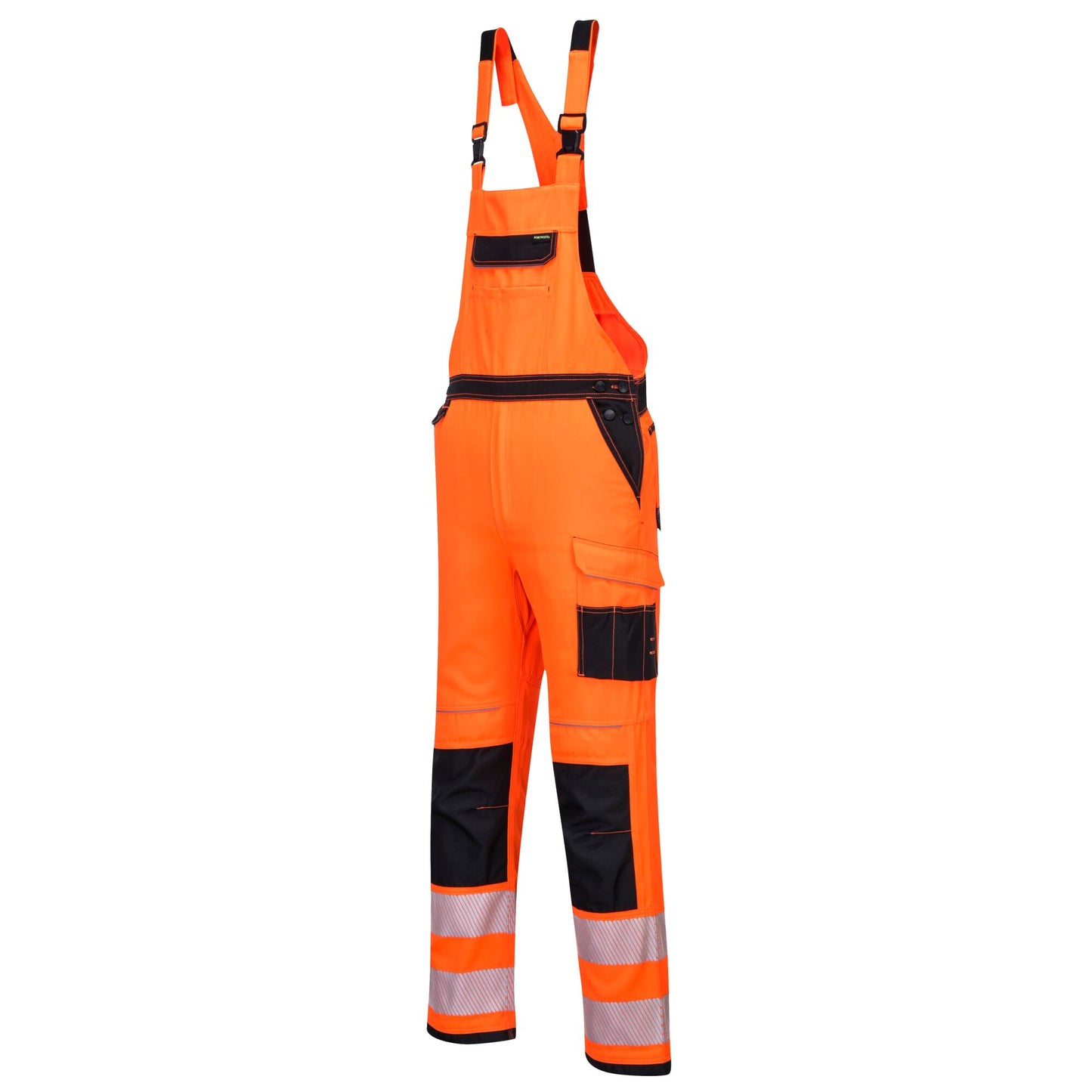 PW3 Hi-Vis Bib & Brace – Multi-Pocket Workwear Overalls