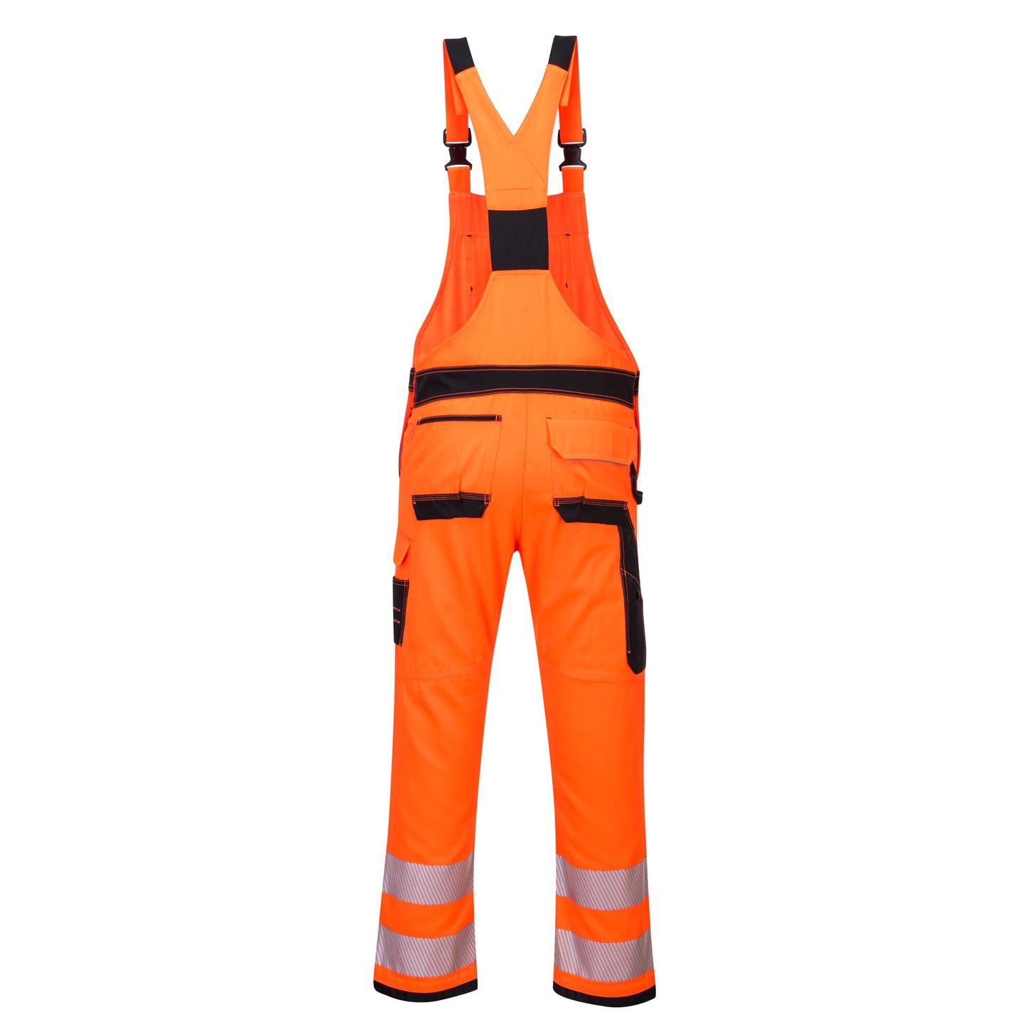 PW3 Hi-Vis Bib & Brace – Multi-Pocket Workwear Overalls