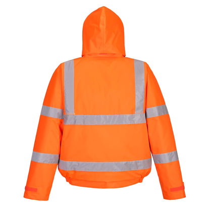 Hi-Vis Winter Bomber Jacket – S467 Waterproof & Insulated