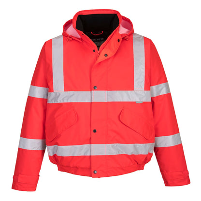 Hi-Vis Winter Bomber Jacket – S467 Waterproof & Insulated