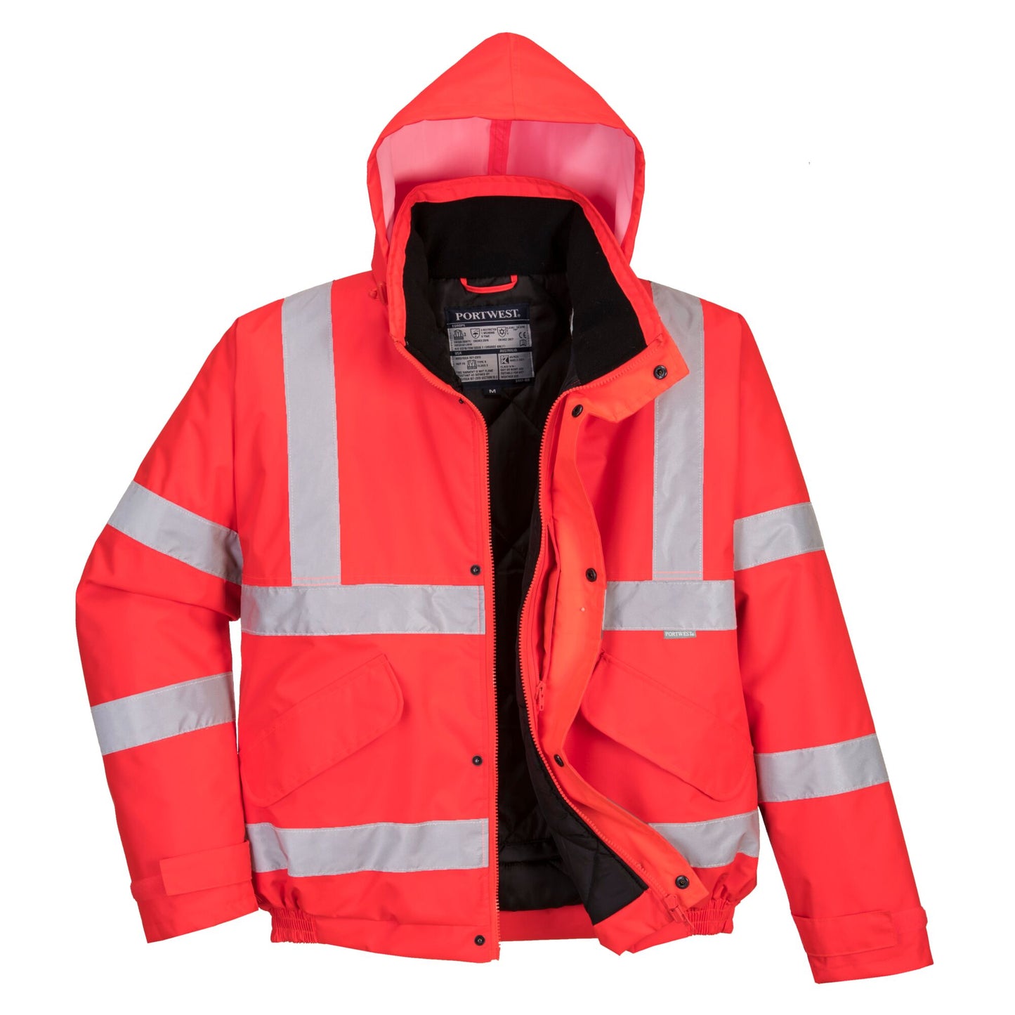 Hi-Vis Winter Bomber Jacket – S467 Waterproof & Insulated