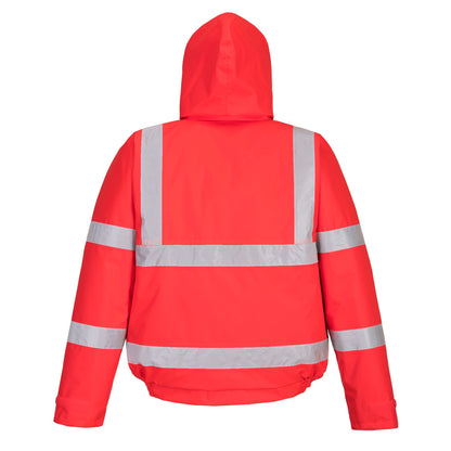 Hi-Vis Winter Bomber Jacket – S467 Waterproof & Insulated