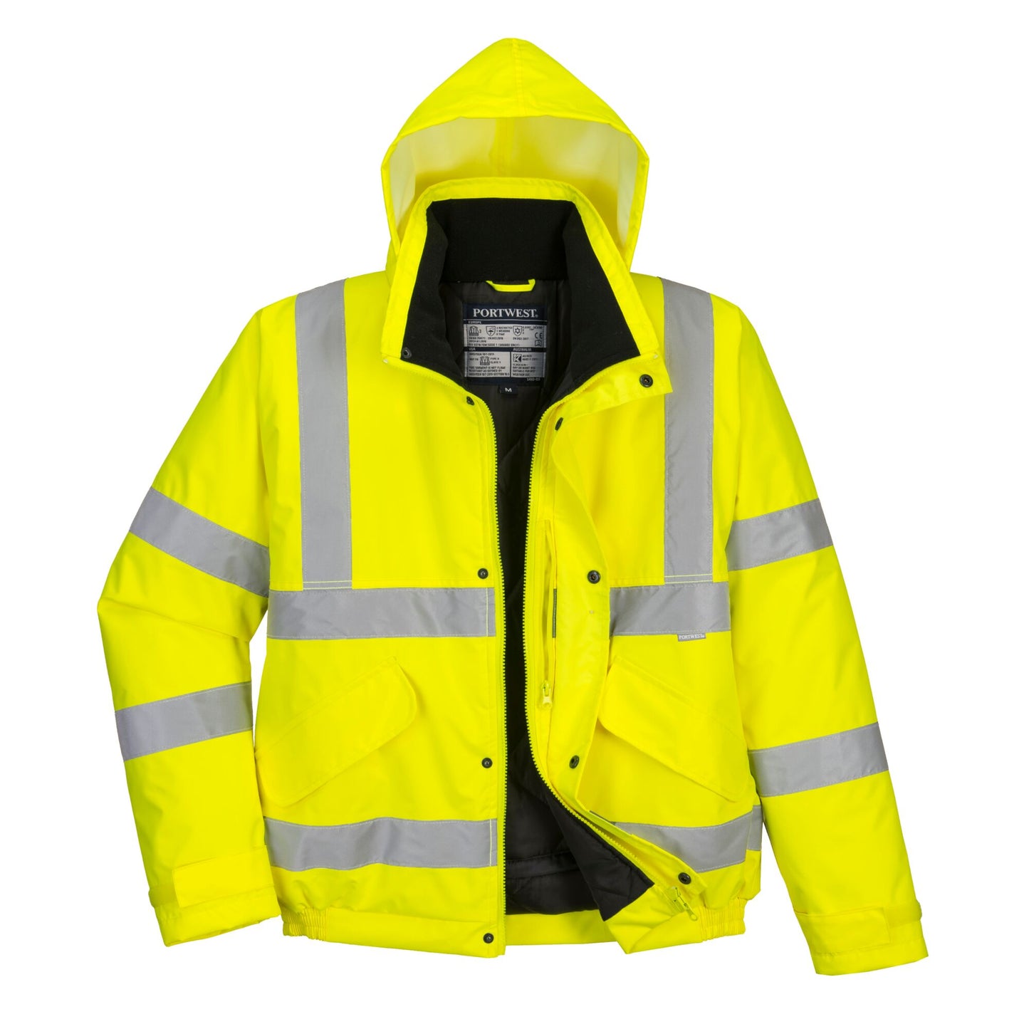 Hi-Vis Winter Bomber Jacket – S467 Waterproof & Insulated