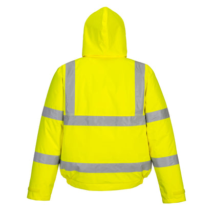 Hi-Vis Winter Bomber Jacket – S467 Waterproof & Insulated