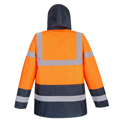 Hi-Vis Contrast Winter Traffic Jacket – S467 Waterproof & Insulated